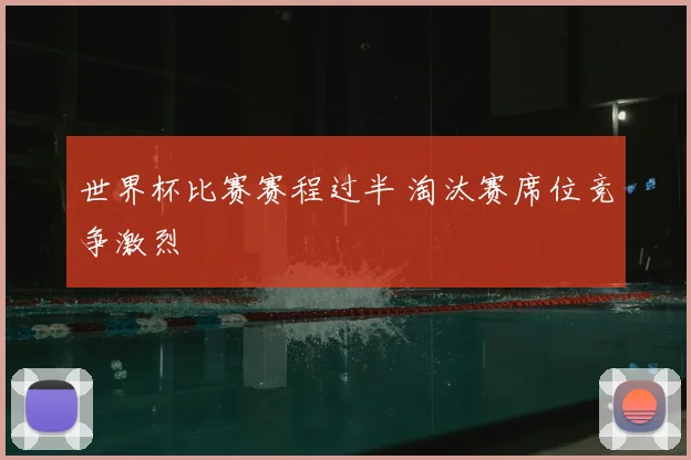 世界杯比赛赛程过半 淘汰赛席位竞争激烈